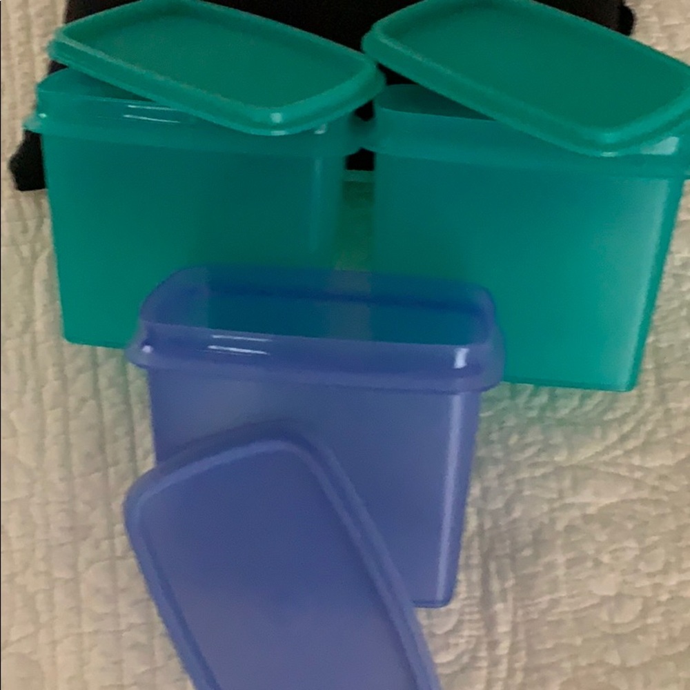 Vintage Tupperware storage containers